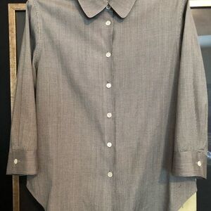 Jones New York Gray Dress Shirt